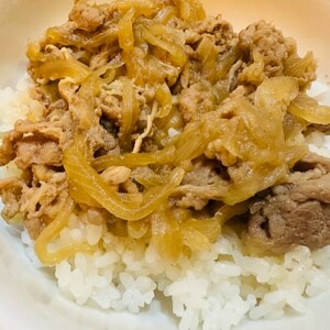 クッキングプロでつゆだく牛丼【圧力鍋】